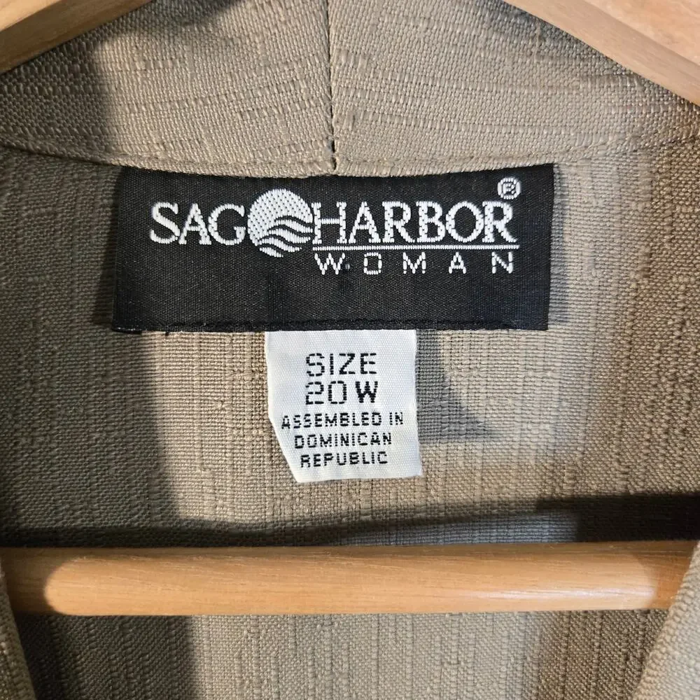 Sag Harbor 20W Premium Beige/Neutral Tailored Blazer [056] - Picture 8 of 11